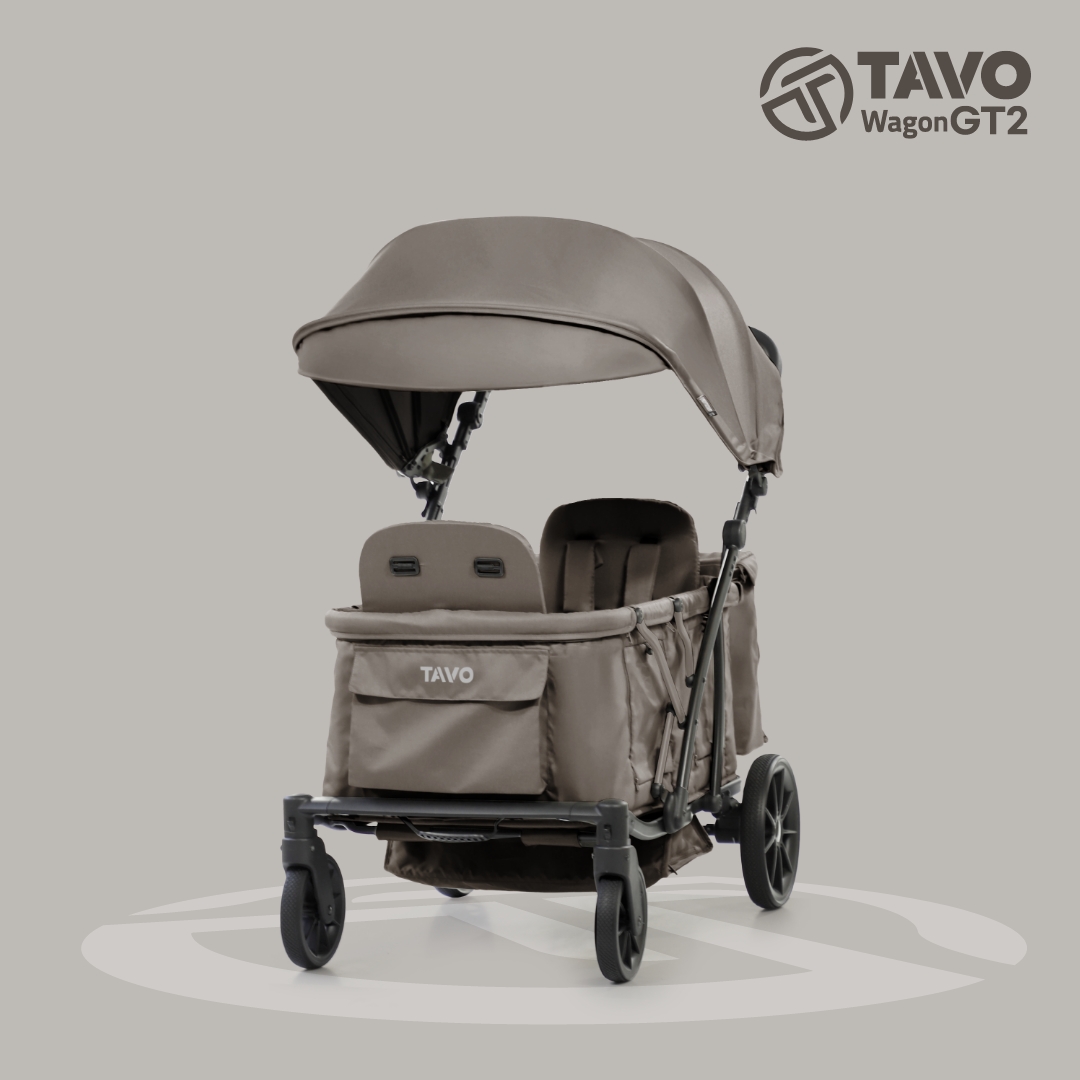 [누비앤타보] 타보 웨건GT2 유모차형 디럭스급 신형 등하원용 유아웨건 GT2 브라운+사은품세트