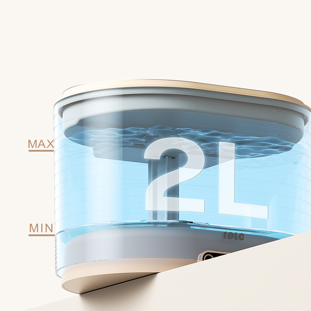 롤라 스마트 펫 무선 자동 정수기 (고양이 강아지 자동급수기 높이 16cm)by왓더펫