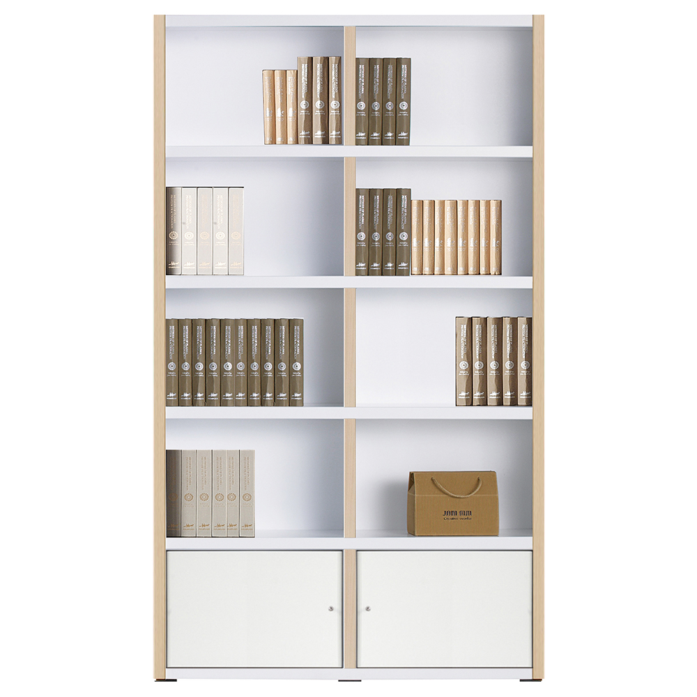 2000시스템 5단-1200책장(하문형) 책꽂이 수납장 진열장 TV책장