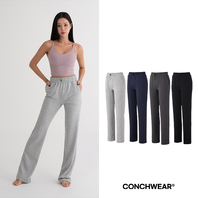 [콘치웨어] 스티치 백포인 슬림 팬츠 (4color) - 상품 이미지