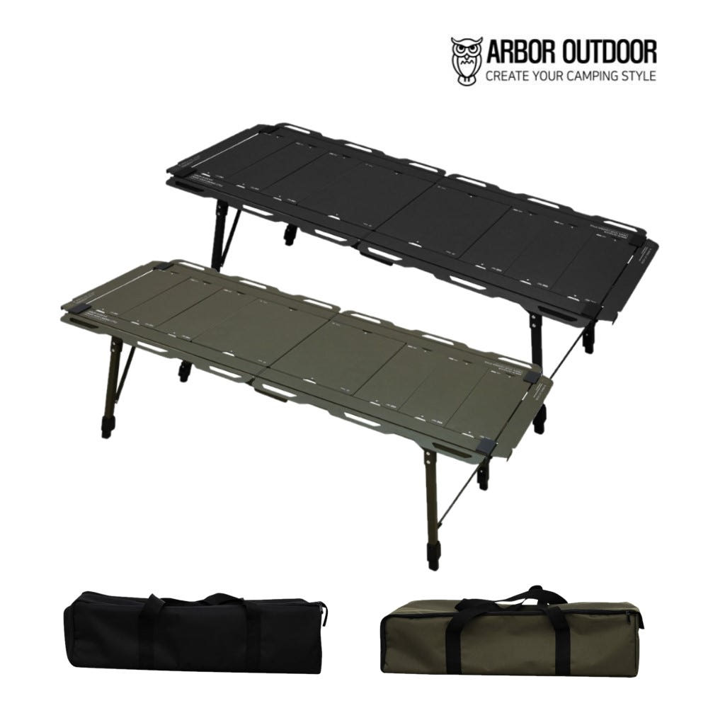 ARBOR 아버 캠핑 IGT 테이블 경량 접이식 알루미늄 버너 테이블 L