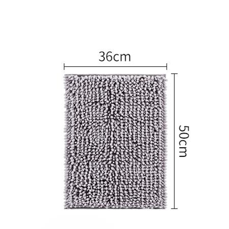 욕실흡수매트 방수욕실발매트 미끄럼방지도어매트 항균욕실발판 샤워룸매트 흡수매트 S (50x36x3.2cm) 1개 50x36x3.2cm - 상품 이미지