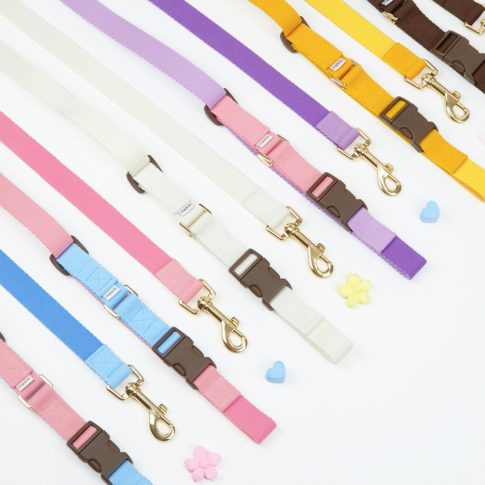 바유 강아지 핸즈프리 리드줄 톤톤 1.5cm