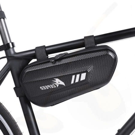 자전거 삼각 프레임 가방 하드형 안장 수납 여행 소품 물통