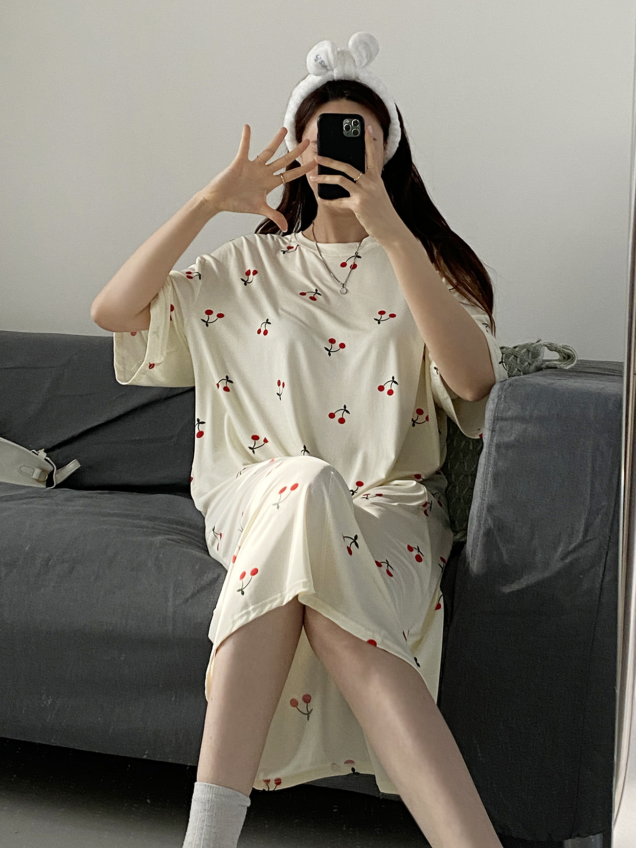 [무배]캐릭터 여름 4종 잠옷  반팔 귀여운 시원한 오버핏 원피스 홈웨어 상세 이미지 35