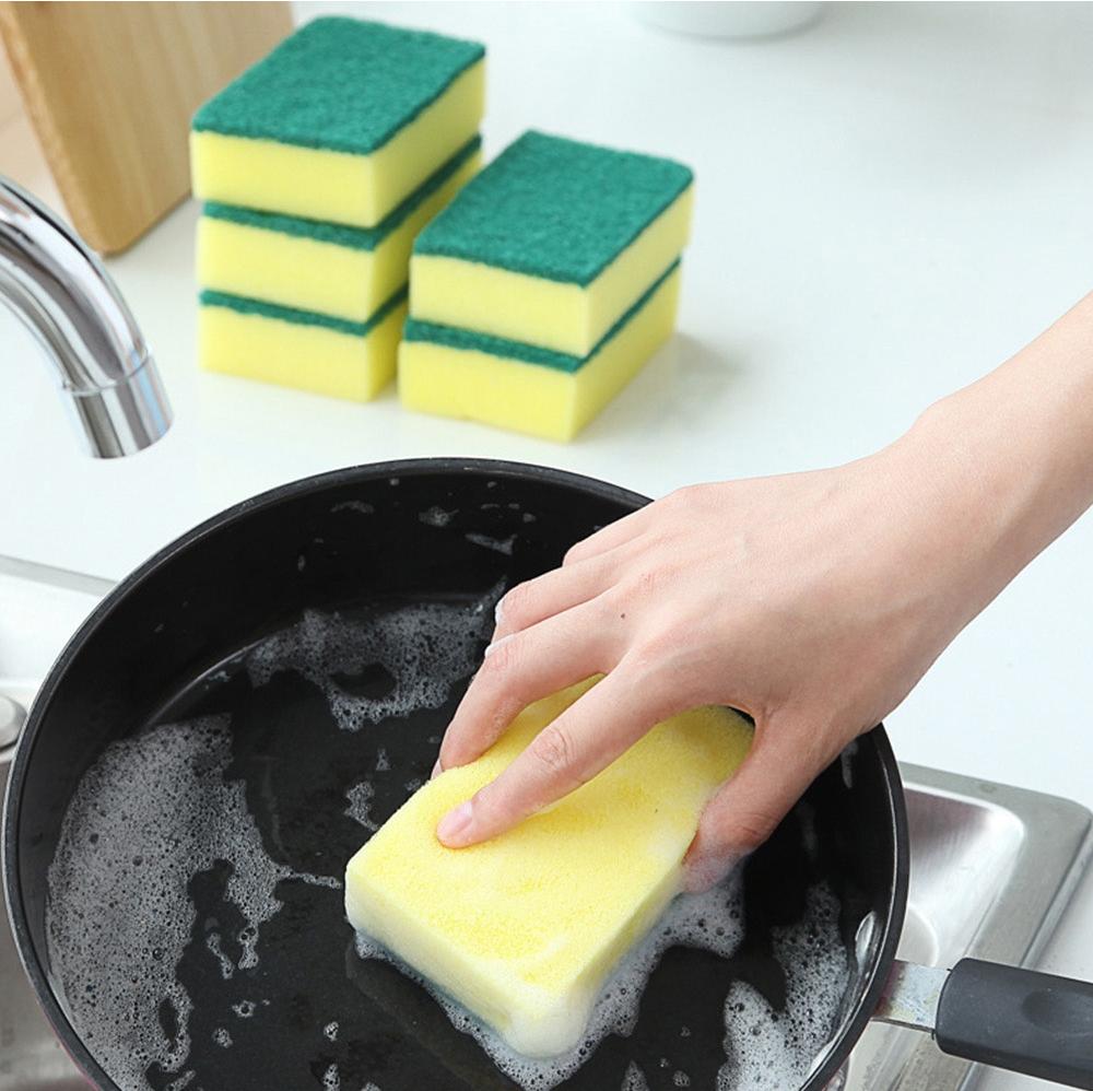 [가성비갑] 일회용 주방 설거지 수세미 다목적 업소용 양면 수세미 10p 이미지 6