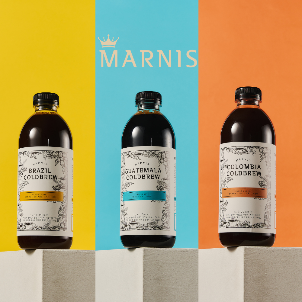 마르니스 콜드브루 원액 2L  1L+1L 더치커피 액상 커피 답례품 선물 대용량 [ 브라질 콜드브루 ]