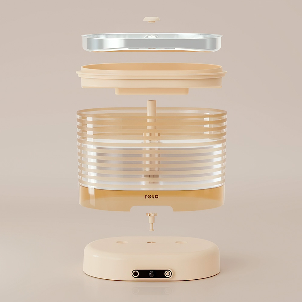 롤라 스마트 펫 무선 자동 정수기 (고양이 강아지 자동급수기 높이 16cm)by왓더펫