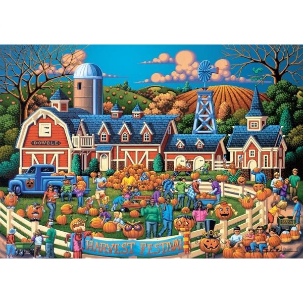 Buffalo Games - 다우들 하베스트 페스티벌 성인용 300피스 직소... 도전적인 퍼즐 완성 사이즈는 54.9 x 38.1cm(21.25 15인치) : 글로벌조이.