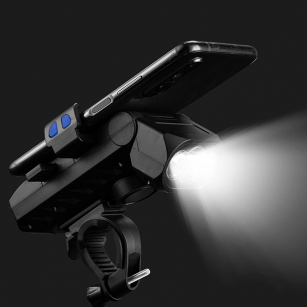LED 자전거전조등 핸드폰거치 자전거후레쉬 방수 경적 전자벨