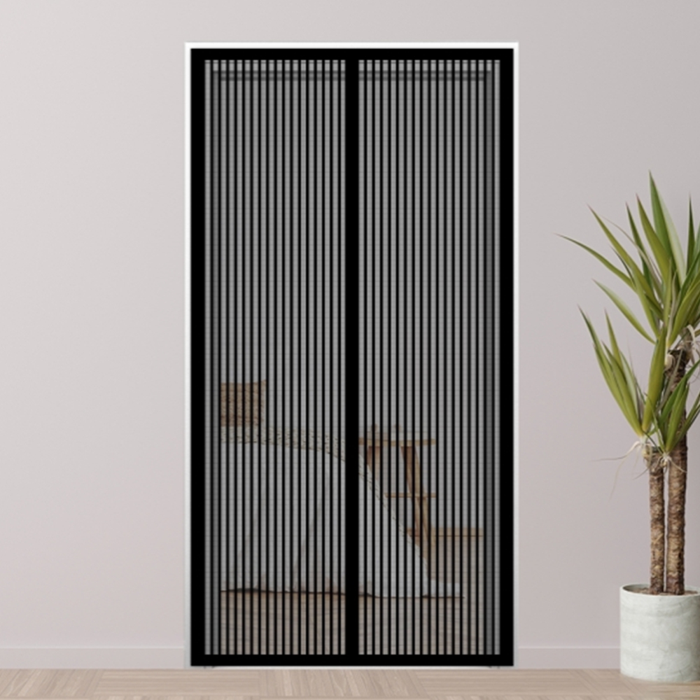 무타공 문모기장 자석 미세방충망 현관문 문틀 100x210cm