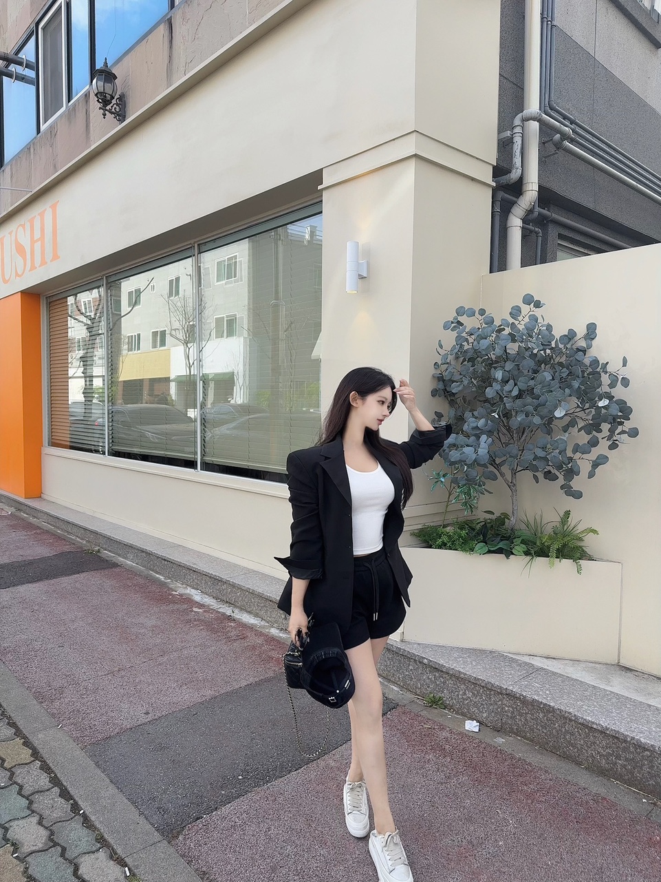 [기본템] 핀디 와이드 트레이닝 코튼 숏팬츠 강추 하체커버 편안한 꾸안꾸 데일리 숏팬츠 상세 이미지 26
