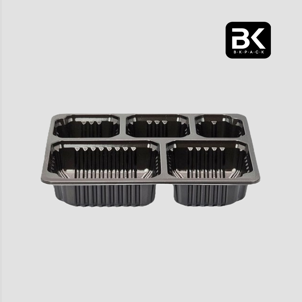 [넾다세일] BK 23194-5A 5칸 실링용기 600개 (230x190x40) 2319 시리즈 - 상세 이미지 3