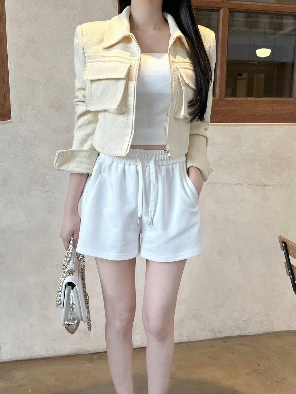 [기본템] 핀디 와이드 트레이닝 코튼 숏팬츠 강추 하체커버 편안한 꾸안꾸 데일리 숏팬츠 상세 이미지 5