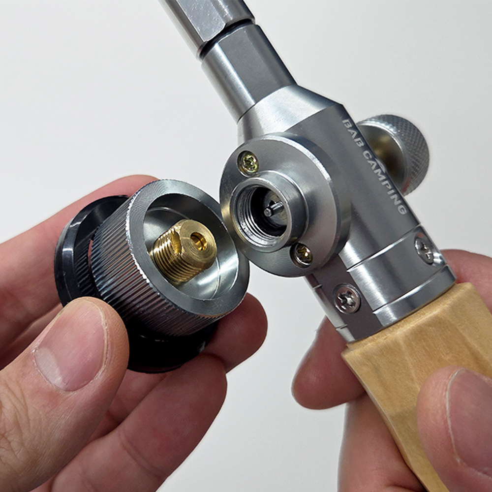 밥캠핑 3단 롱토치 59cm 캠핑 휴대용 가스토치 이그나이터 포함