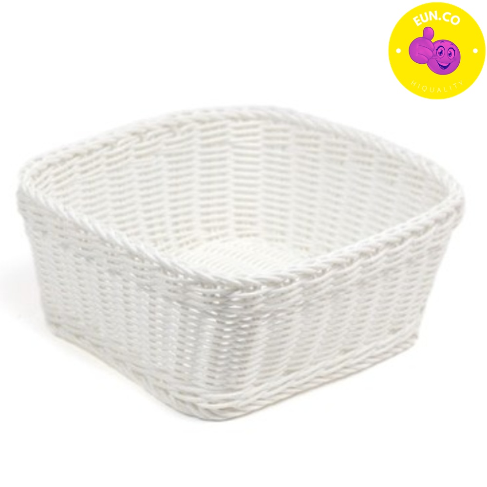 수공예 사각바구니 라탄바스켓 캡슐보관함 약통정리 소품정리