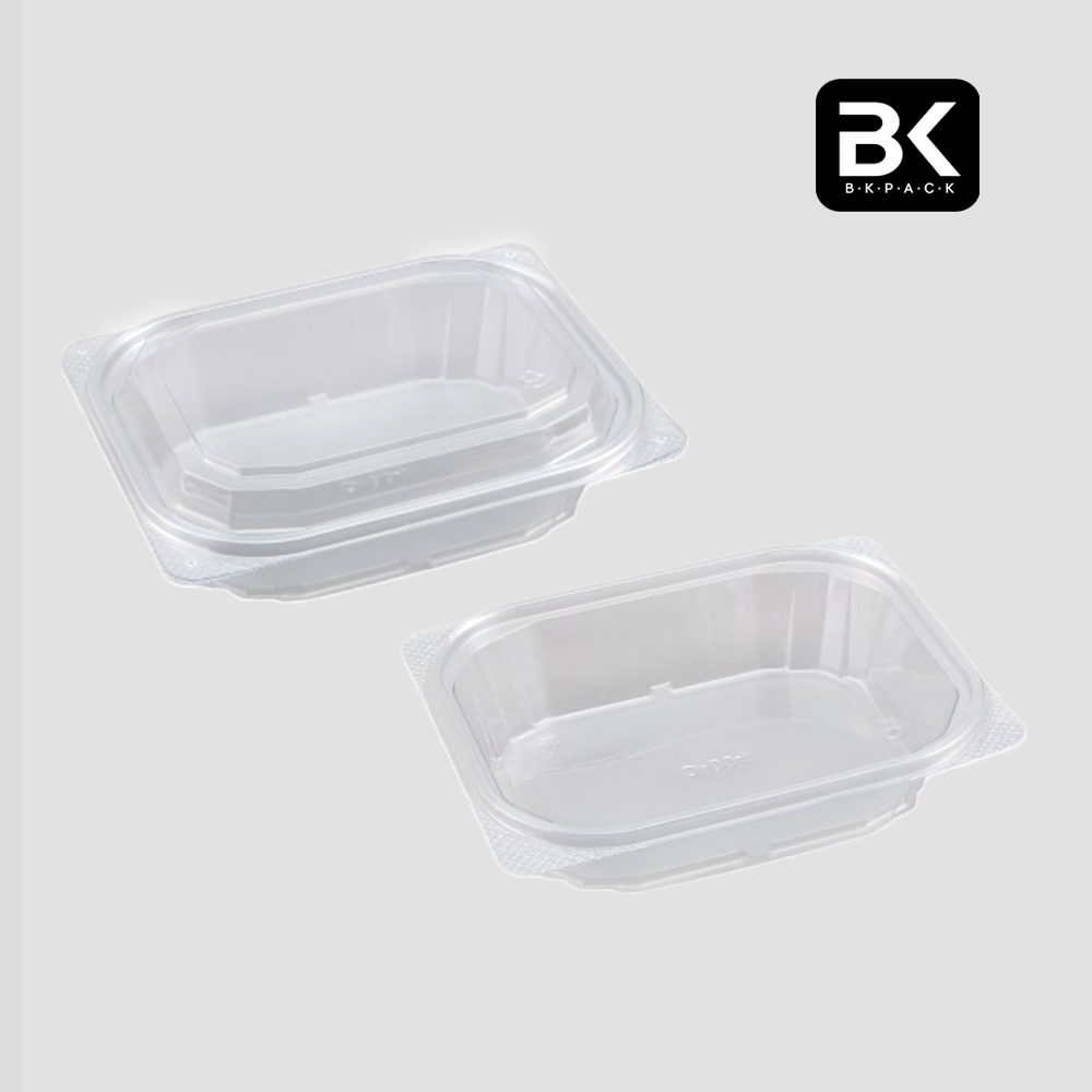 BK 투명 반찬용기 D-004 600개 세트 (182x145x45) - 메인 이미지
