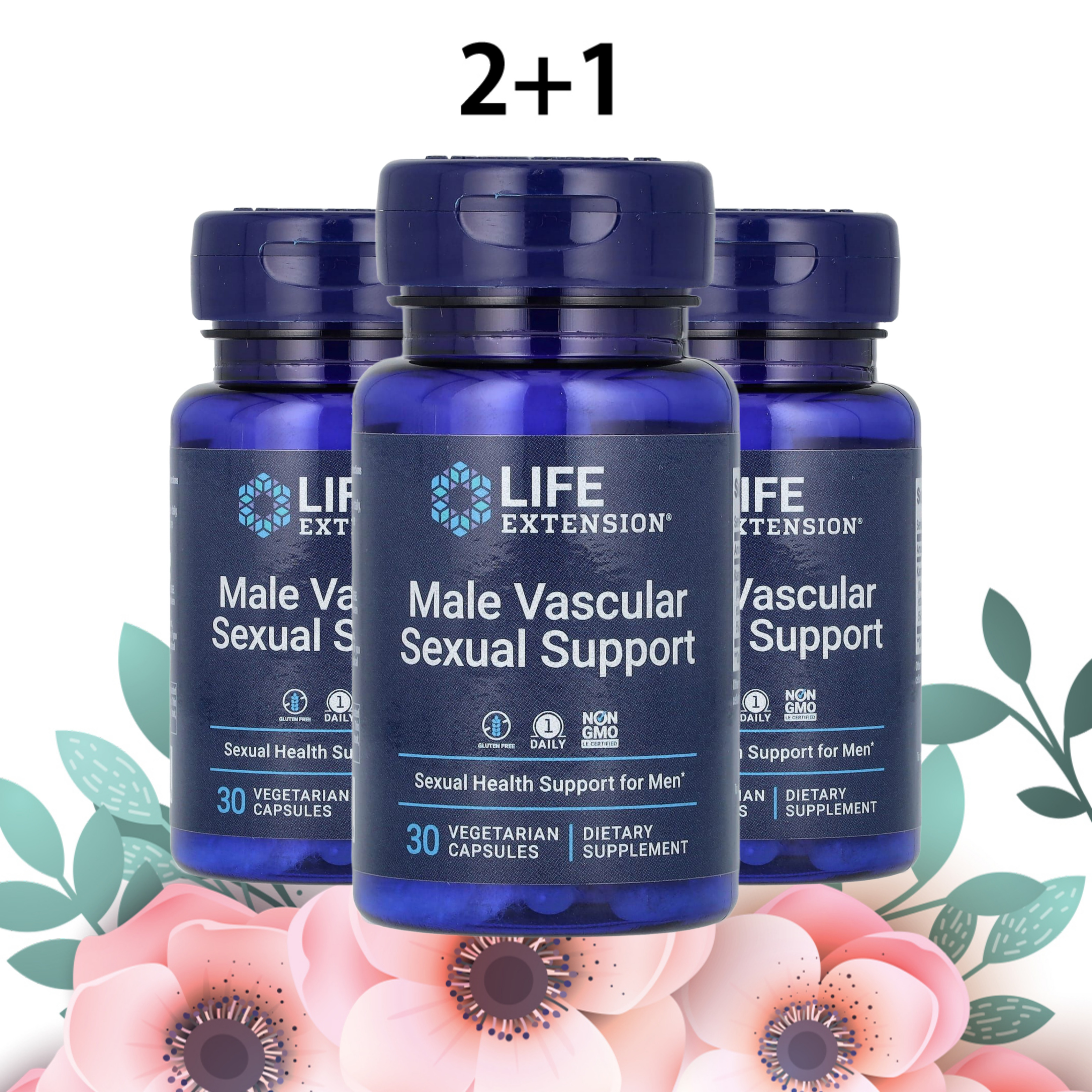 라이프익스텐션 파비플로라 100mg 흑생강 미국직구 배스큘라 섹슈얼 30캡슐, 3개 - 상품 이미지