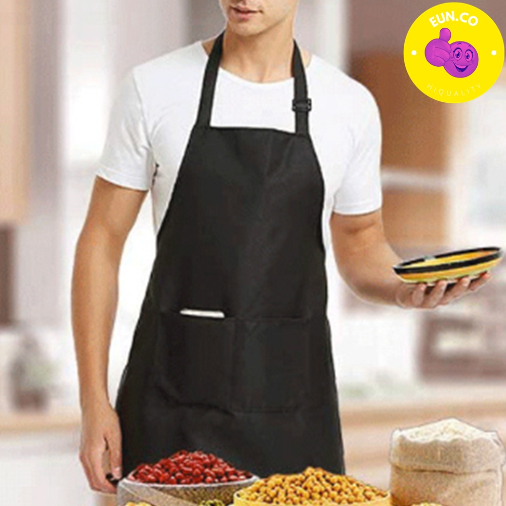 무지 앞치마 요리 앞주머니 포켓앞치마 생활방수