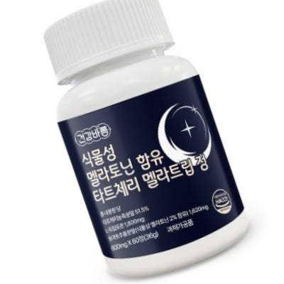 라온제나 건강바름 식물성 타트체리 멜라트립 정 600mg x 60정