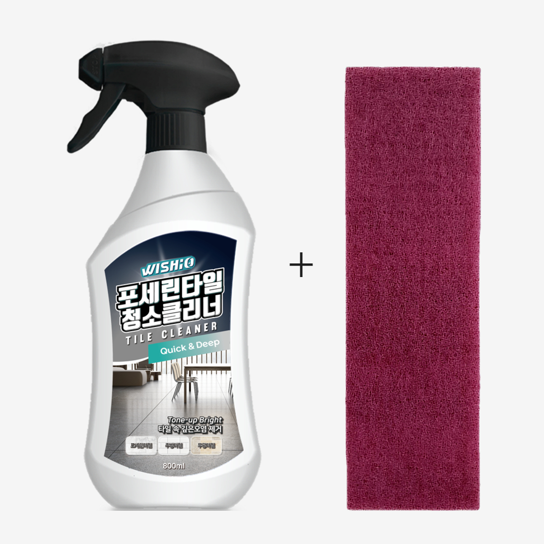 포세린타일 청소 바닥클리너 위시오 마루 찌든때 타일 포슬린 사무실 세제 800ml 제품 이미지