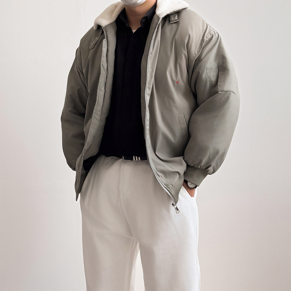 항공점퍼 남자블루종 ma-1 - 상품 이미지