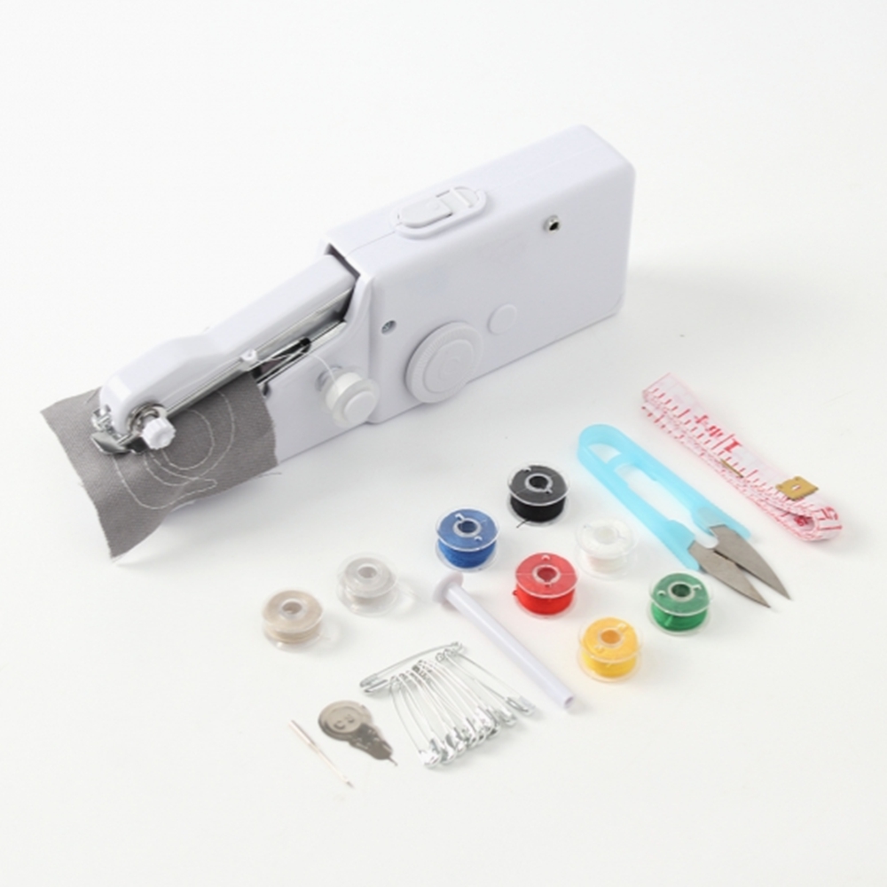 휴대용 핸드미싱기 가정용 미니 손재봉틀 오버로크 자동 드륵이