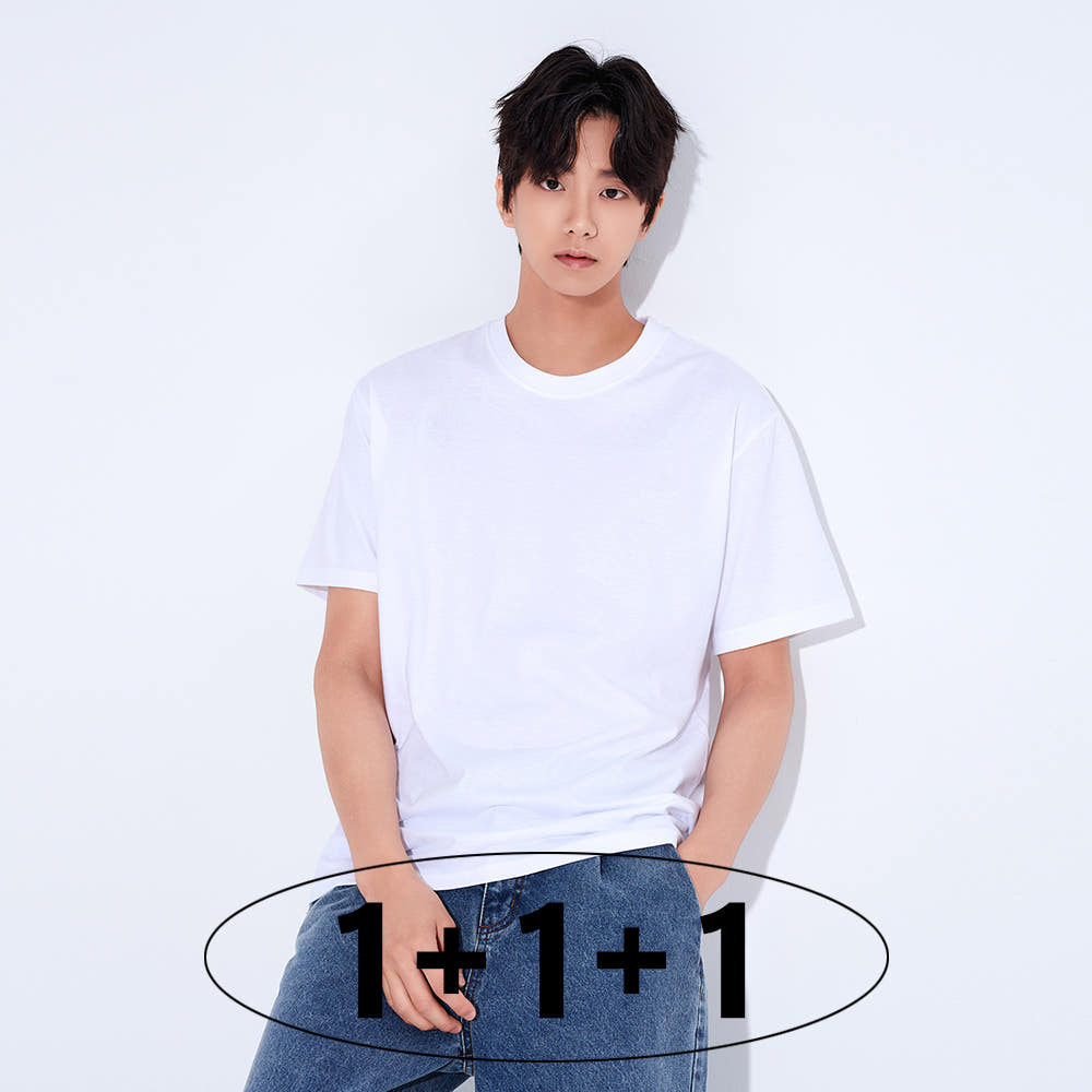 1+1+1 흰색면티 이너 빅사이즈 무지 반팔티 가격 비교 플라바 1+1+1 흰색면티 이너 빅사이즈 무지 반팔티