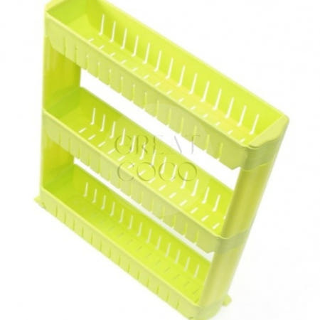 그레이트코코OEM 그코 그린 3단 이동식 틈새선반 주방카트 틈새카트