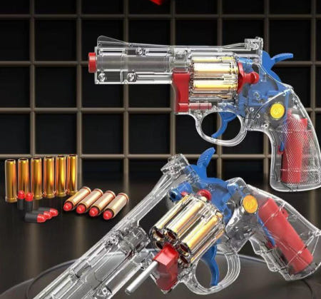 투명 너프건 리볼버 권총 맥크리 zp5 오버워치 과녁 장난감총 너프건권총