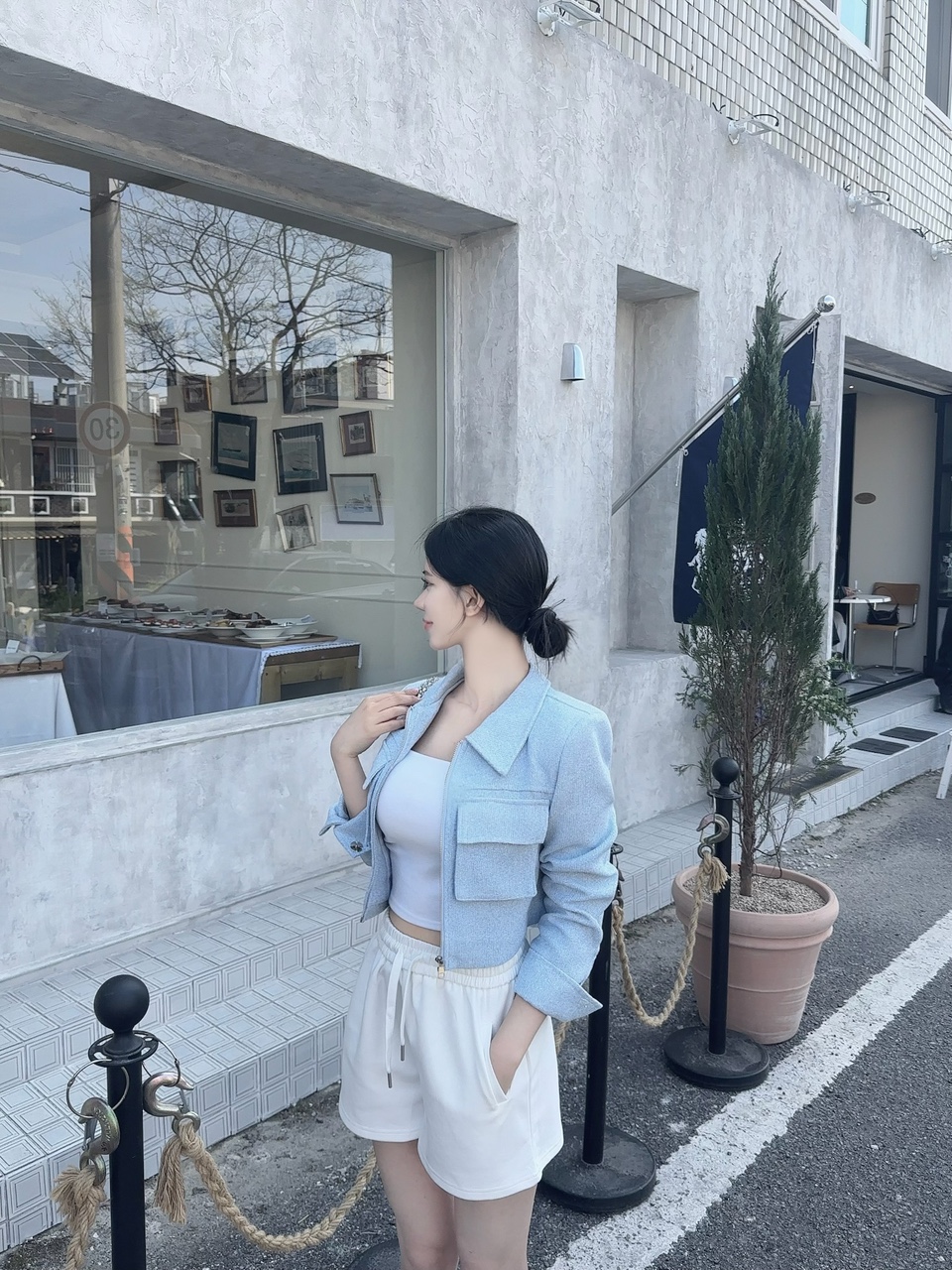 [기본템] 핀디 와이드 트레이닝 코튼 숏팬츠 강추 하체커버 편안한 꾸안꾸 데일리 숏팬츠 상세 이미지 16