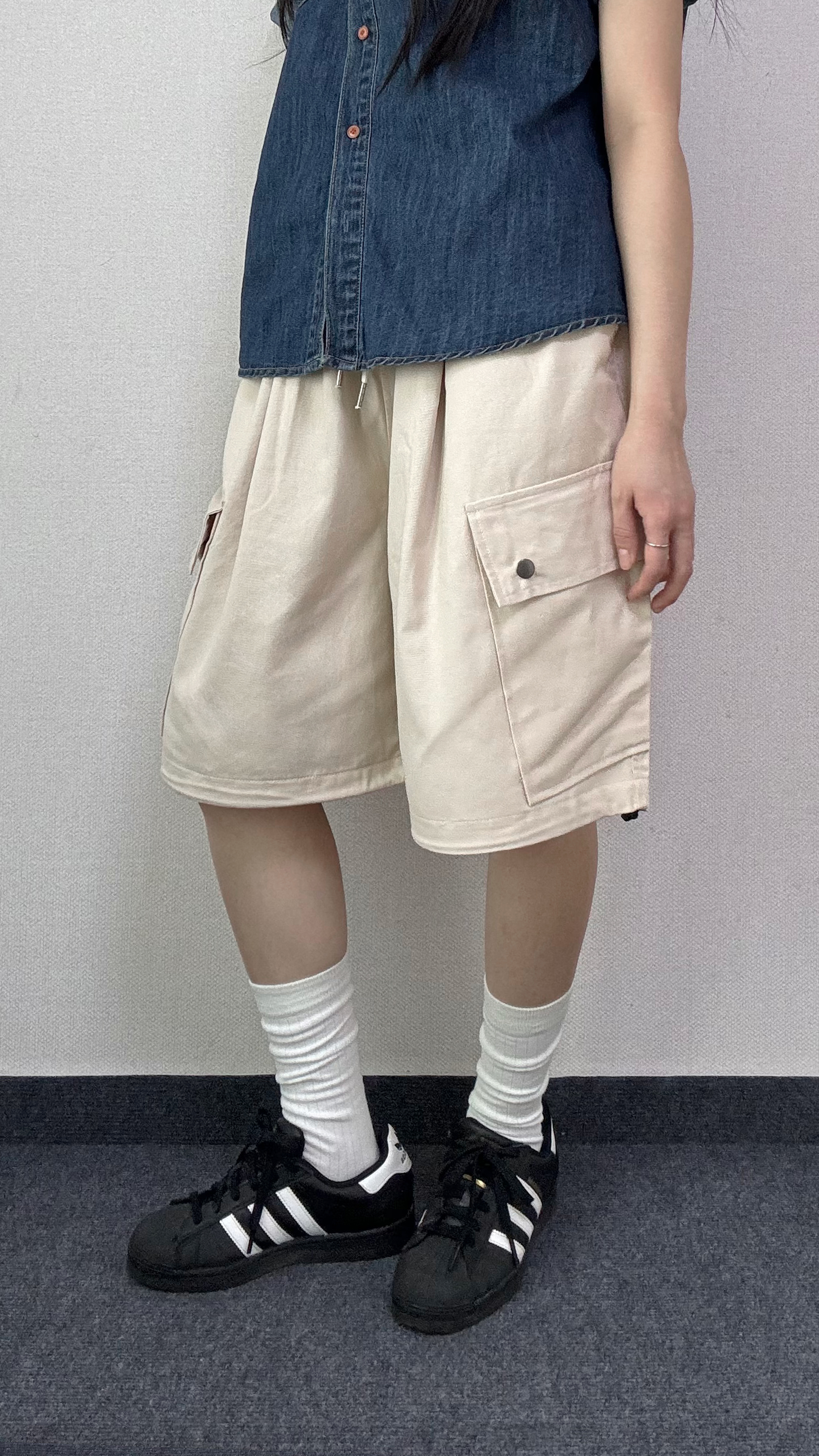 르티 벌룬 버뮤다 카고 팬츠 [3Color] - 상세 이미지 2