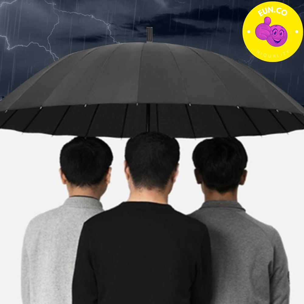 빗물차단 골프우산 장우산 성인남성 3명거뜬 대형우산 자외선차단 방수코팅 - 메인 이미지
