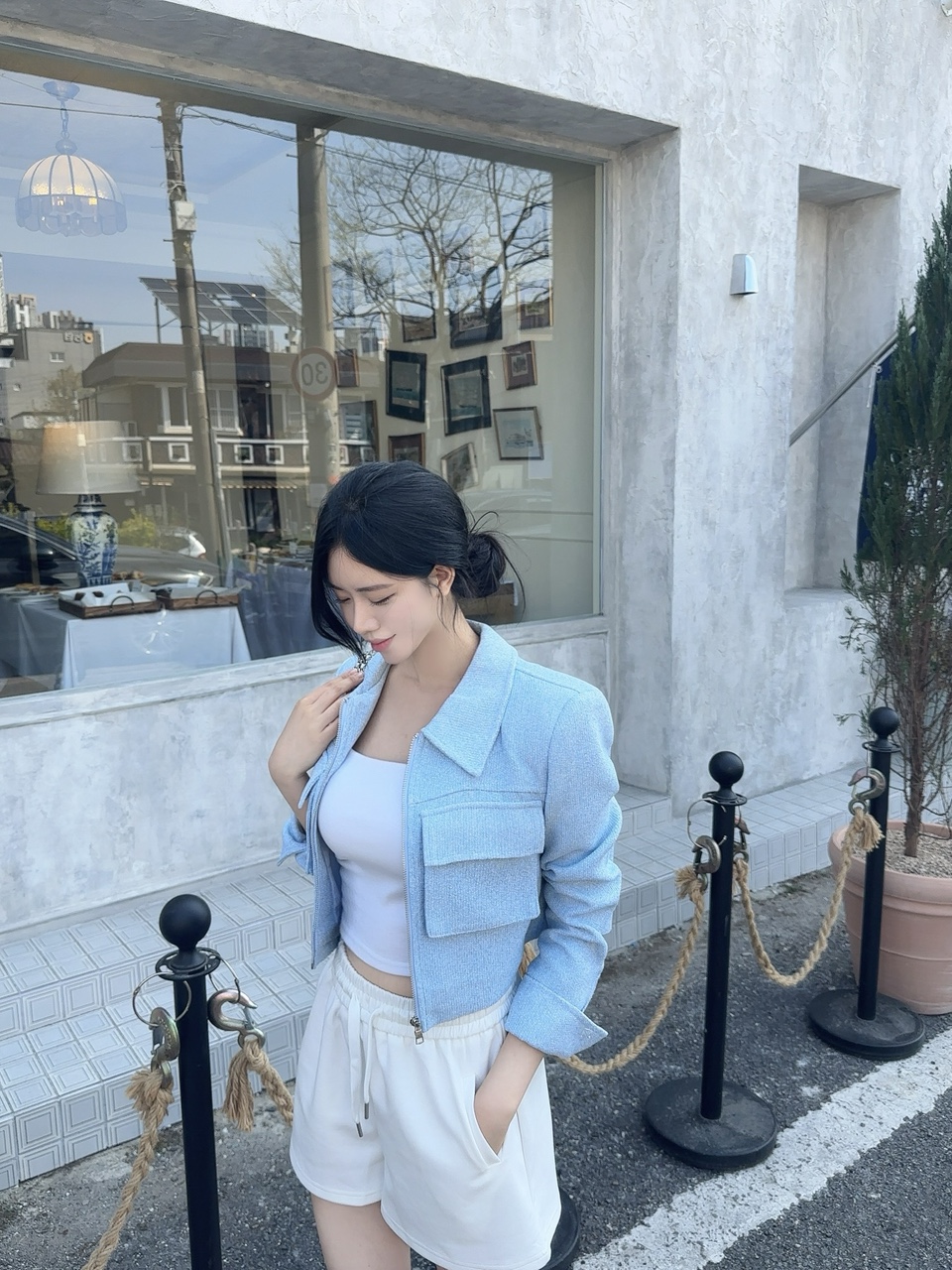 [기본템] 핀디 와이드 트레이닝 코튼 숏팬츠 강추 하체커버 편안한 꾸안꾸 데일리 숏팬츠 상세 이미지 17