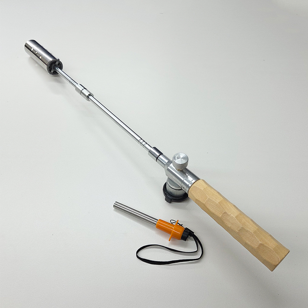 밥캠핑 3단 롱토치 59cm 캠핑 휴대용 가스토치 이그나이터 포함