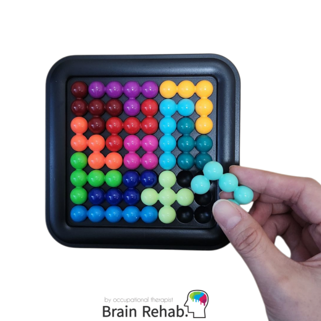 치매 예방 구슬 퍼즐 노인 게임 어르신 놀이교구 인지활동 기억력강화 효도 선물 이미지 3