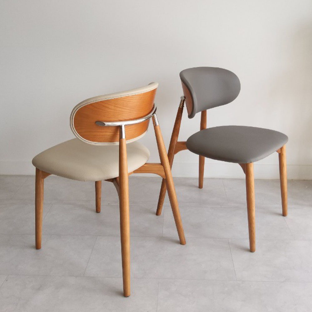 식탁연구소 칼리 식탁의자 애쉬 원목 인테리어 카페의자