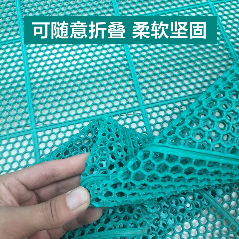 화장실 고무시트 깔판 대형 목욕탕 논슬립 벌집 고무 매트 - 상세 이미지 5