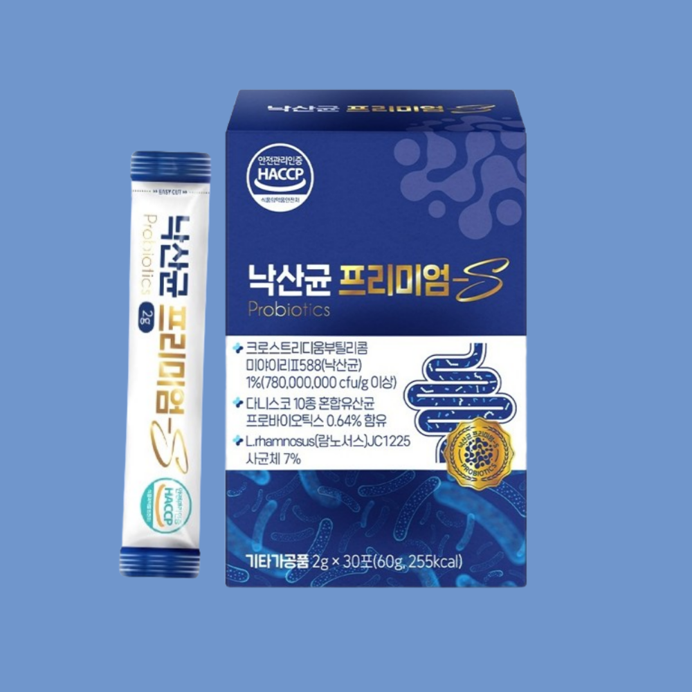낙산균 프리미엄S 30포 1개월분 포스트바이오틱스 낙산 - 상품 이미지