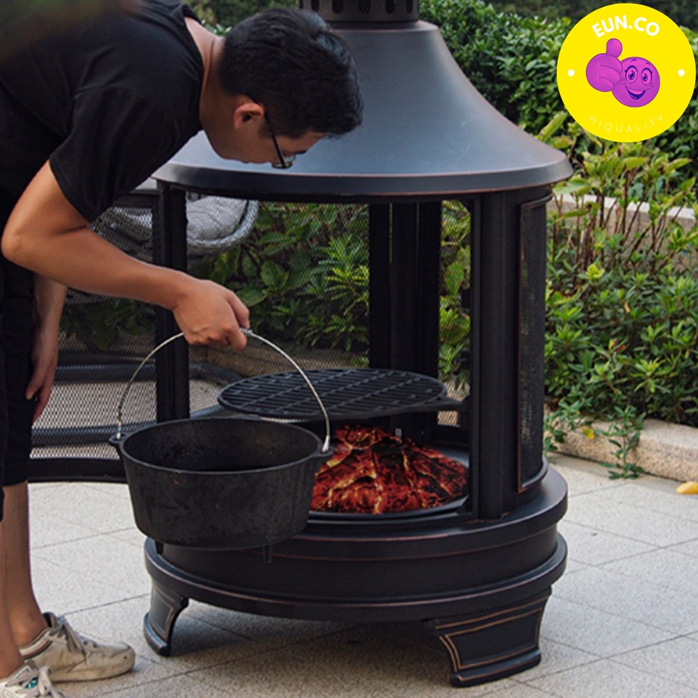 군고구마 화로대 장작 화로 마당 조리 정원 캠핑 그릴 난로