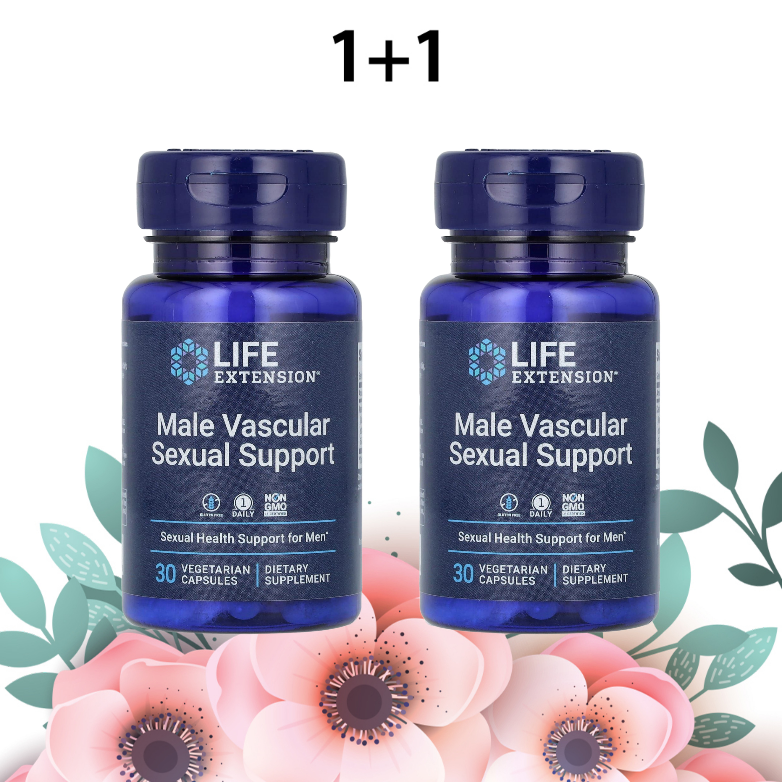 라이프익스텐션 파비플로라 100mg 흑생강 미국직구 배스큘라 섹슈얼 30캡슐, 2개 - 상품 이미지