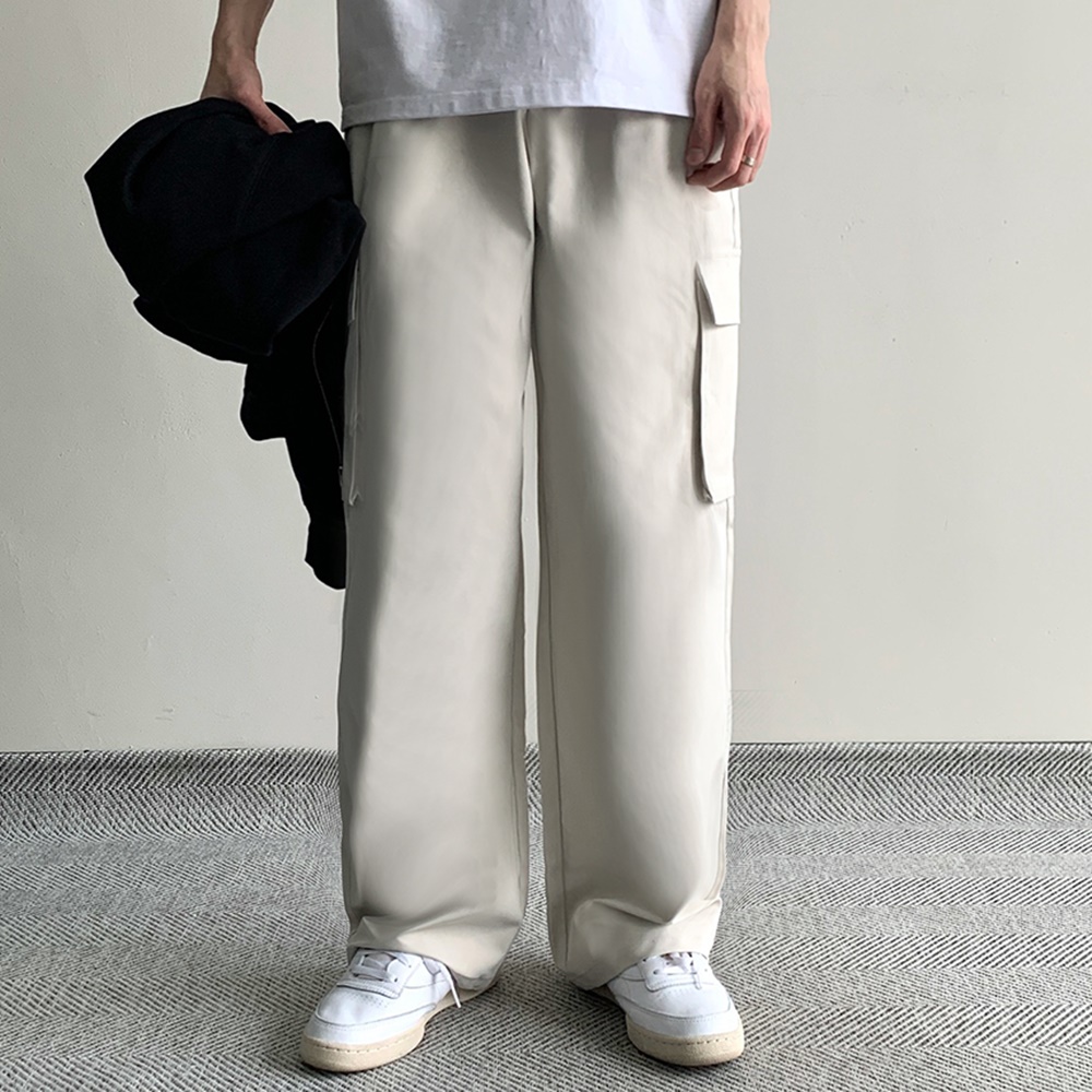 나일론카고팬츠 건빵바지 남자와이드팬츠 - 상세 이미지 3