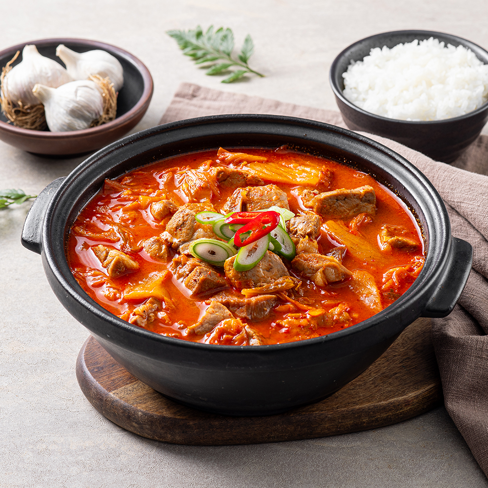 고기듬뿍 제주흑돼지 김치찌개 1KG (냉동) - 상세 이미지 2