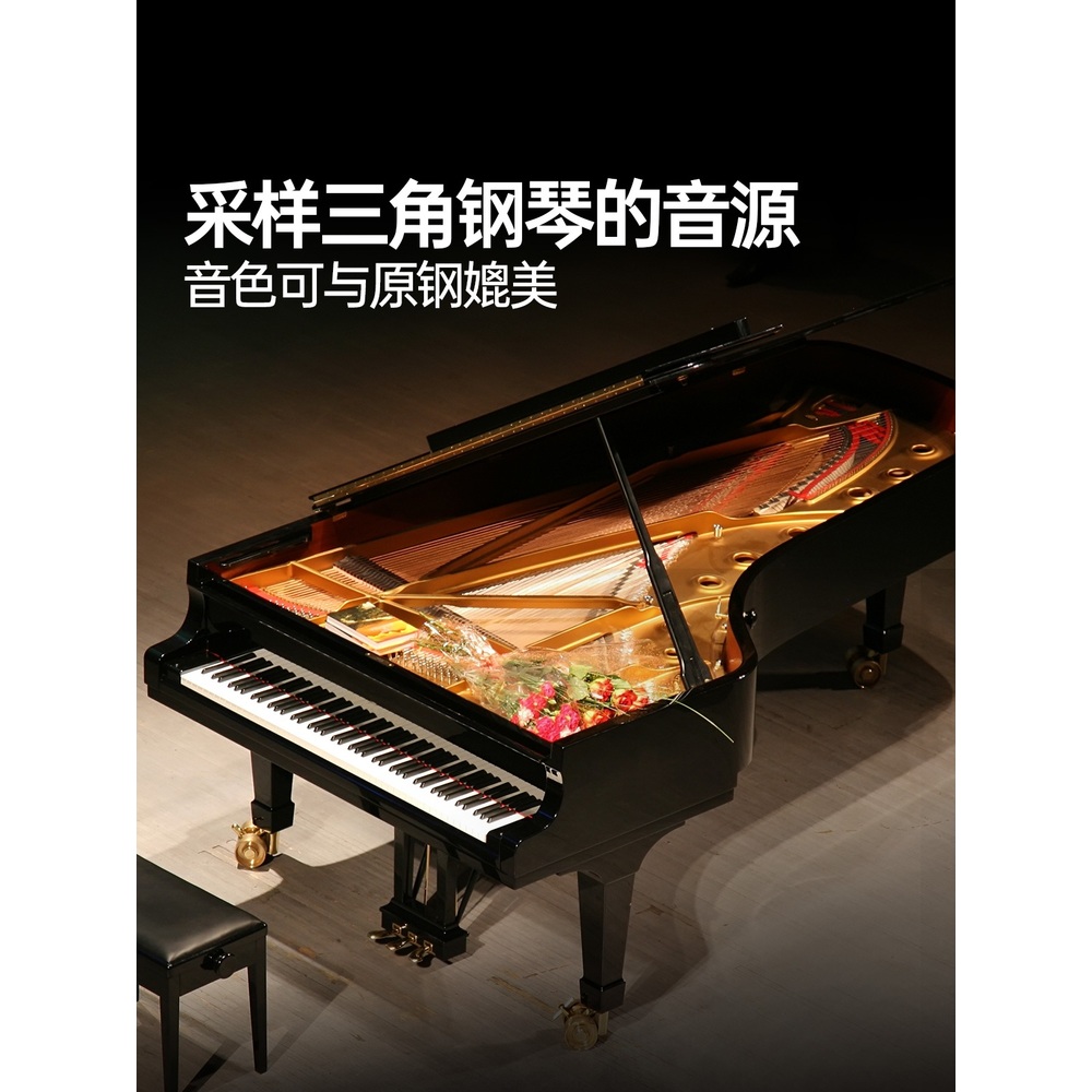 88건반 접이식 초보자 전자 아이패드 가정 접는 피아노 61키+블랙 - 상세 이미지 2
