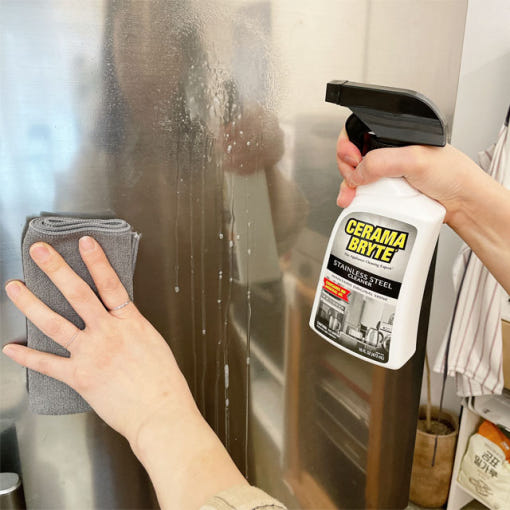 세라마브라이트 스테인레스 클리너 사용 전후