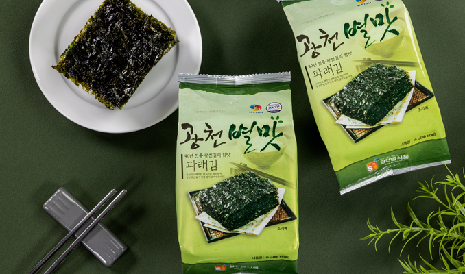 광천 별맛김 파래도시락김 4g x 32봉 이미지 2