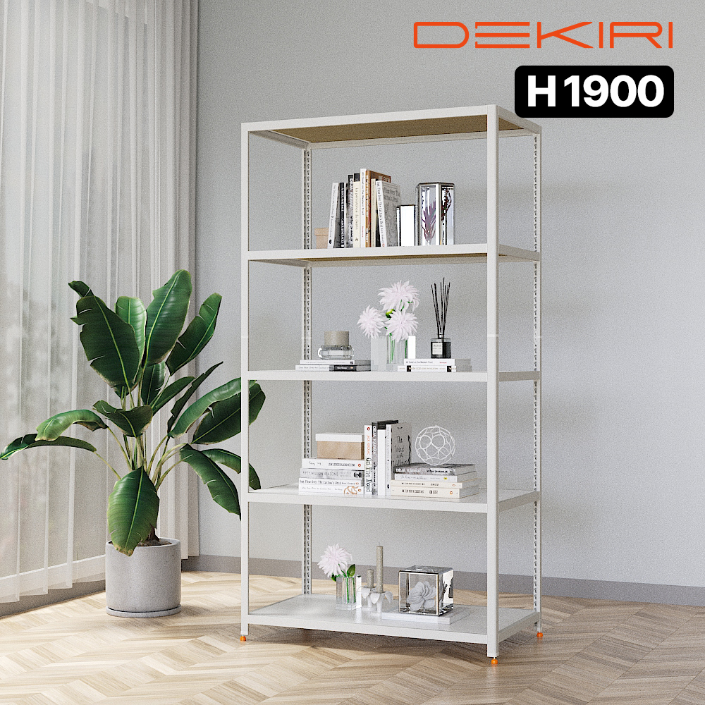 데키리 앵글선반 조립식선반 베란다 정리 다용도 랙 4003001900 5단