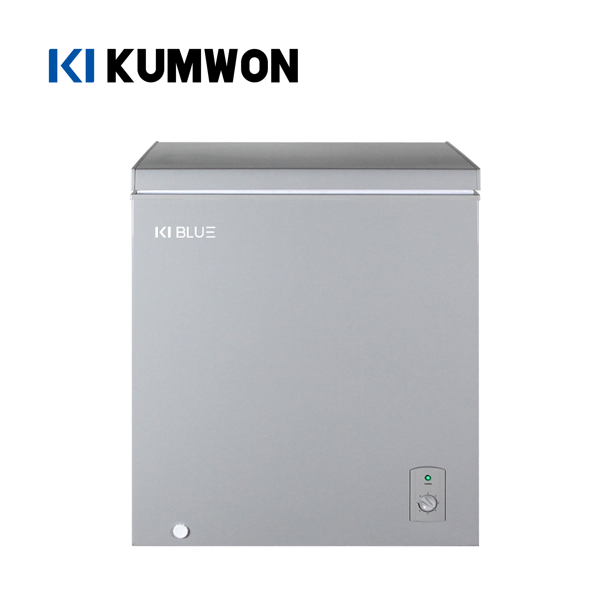 가정용 미니 소형 스탠드 냉동고 보존식 작은 서브 얼음 원룸 다목적 그레이 KFHF-150D