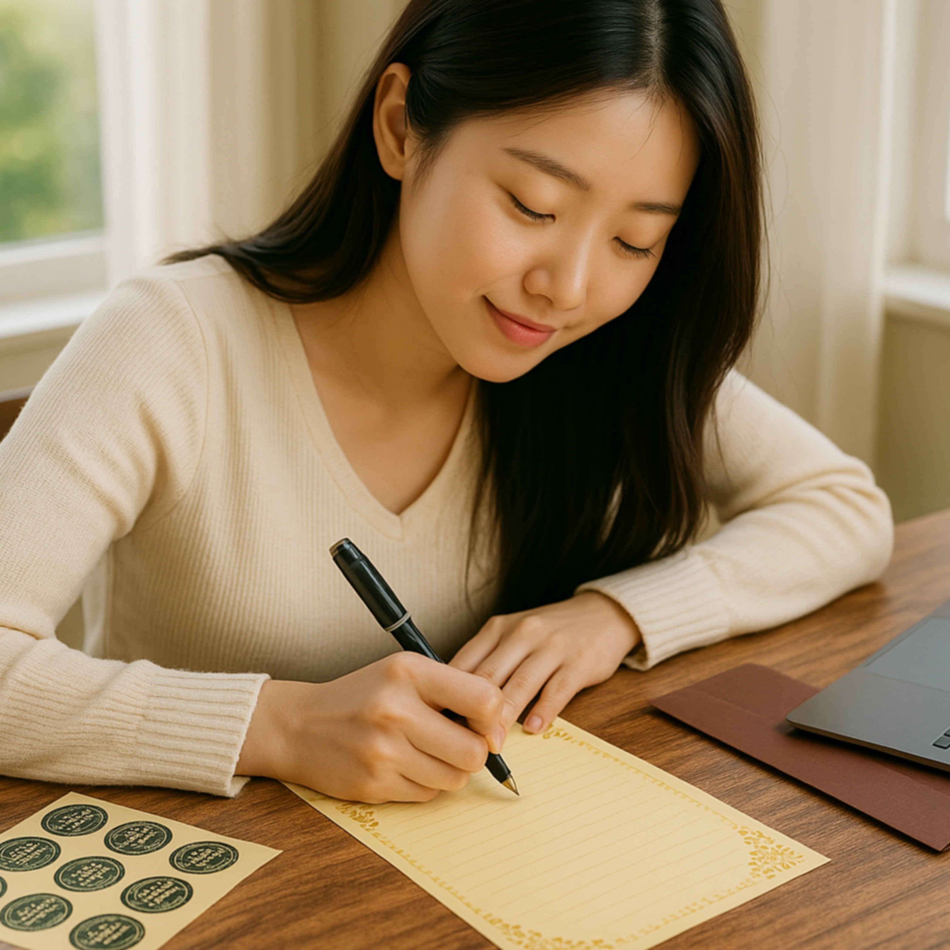 고급 편지지 세트 생일 감성 편지 프로포즈 빈티지 편지지 크레프트