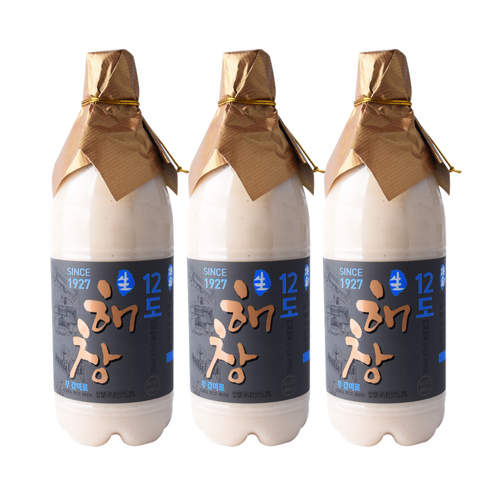 술픽 해창막걸리 12도 900ml 3병 보냉백 세트 - 상세 이미지 2